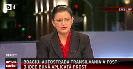 Anca Boagiu, Foto: Captura B1TV