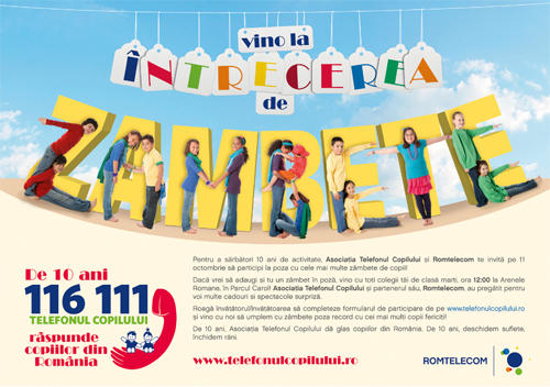 Telefonul Copilului - 10 ani, Foto: Romtelecom