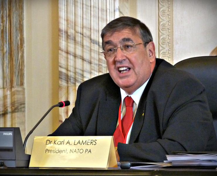 Karl Lamers, presedintele AP NATO, Foto: Hotnews