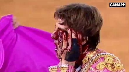 Matadorul Juan Jose Padilla, ranit grav la fata, Foto: Captura video Canal+ Toros