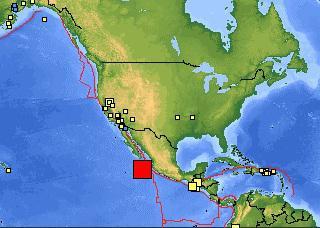 Seism in Pacific, Foto: USGS