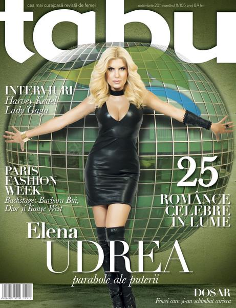 Elena Udrea pe coperta TABU, Foto: Tabu
