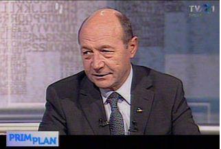 Traian Basescu la Prim Plan, Foto: TVR1