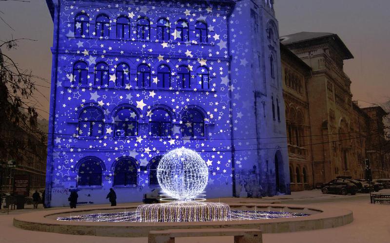 Propunere de iluminat in Piata Universitatii - Fintina de la Facultatea de Arhitectura, Foto: PMB