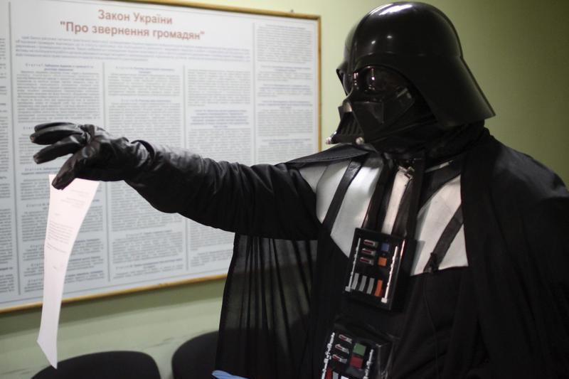 Darth Vader de Ucraina, Foto: Reuters