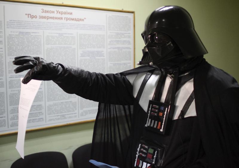Darth Vader de Ucraina, Foto: Reuters