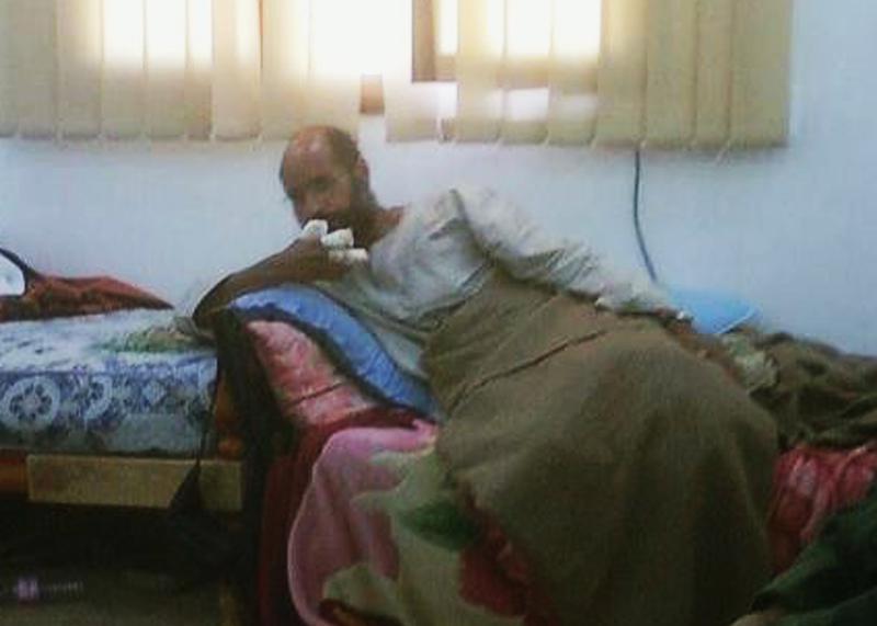 Saif al-Islam, dupa ce a fost capturat, Foto: Reuters