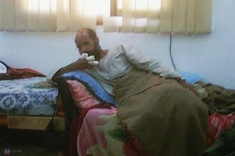 Saif al-Islam, dupa ce a fost capturat, Foto: Reuters
