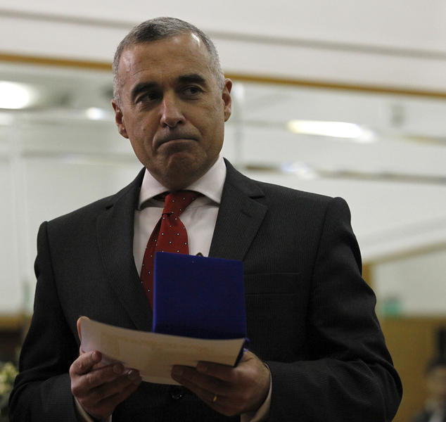 Calin Georgescu, raportor special ONU, a primit Distinctia "Personalitatea anului pentru o Romanie europeana" la categoria Management - Economie - Financiar, Foto: HotNews / DP