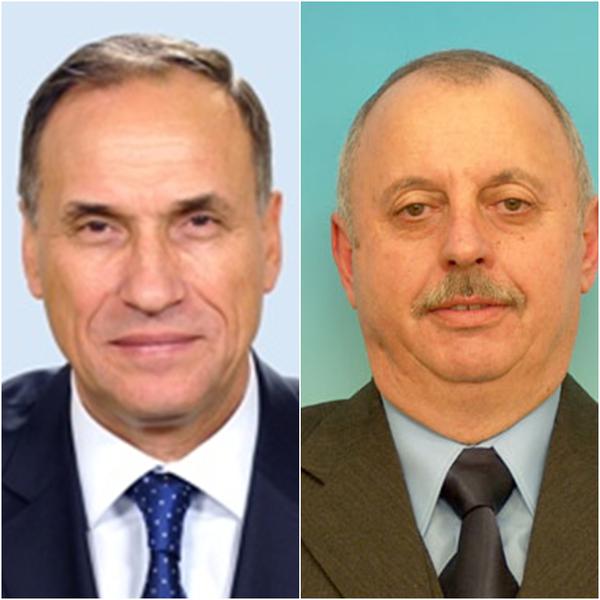 Trifon Belacurencu (PSD) si Vasile Pruteanu (PDL), Foto: Colaj foto