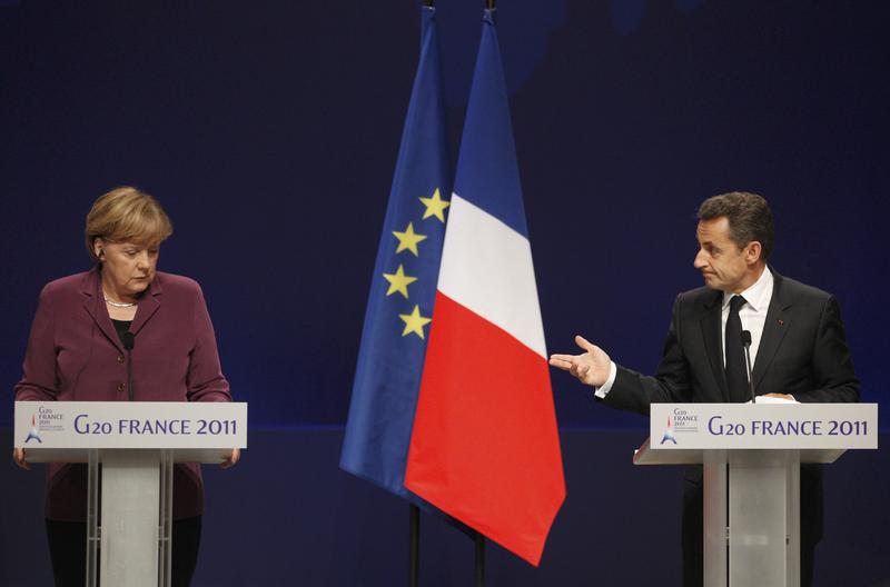 Sarkozy si Merkel, Foto: Reuters