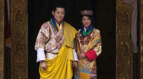 Regele si regina Bhutanului, Foto: Reuters