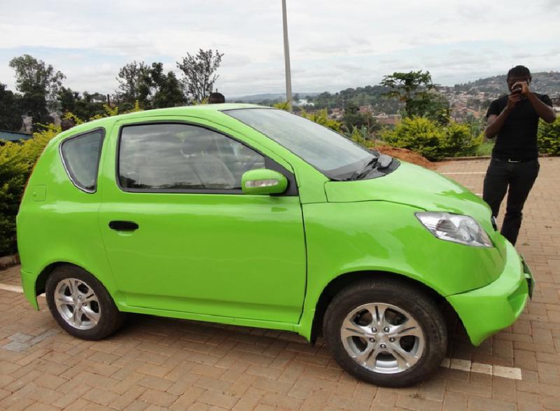 Masina electrica din Uganda, Foto: Makerere Univ