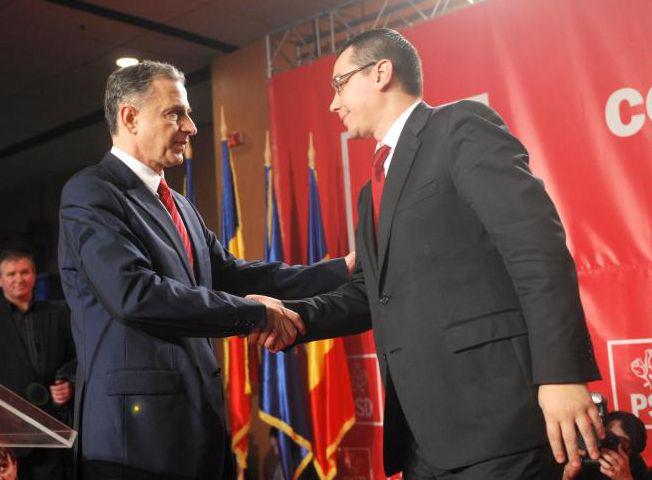 Mircea Geoana si Victor Ponta , Foto: AGERPRES