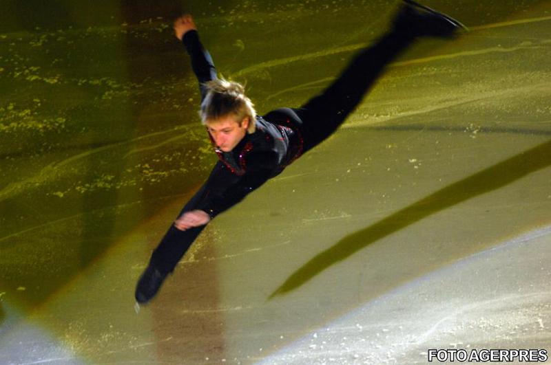 Evgheni Plusenko, in spectacolul Kings on Ice de la Bucuresti, Foto: Agerpres