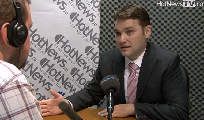 Dan Sova in studioul HotNews.ro, Foto: Hotnews