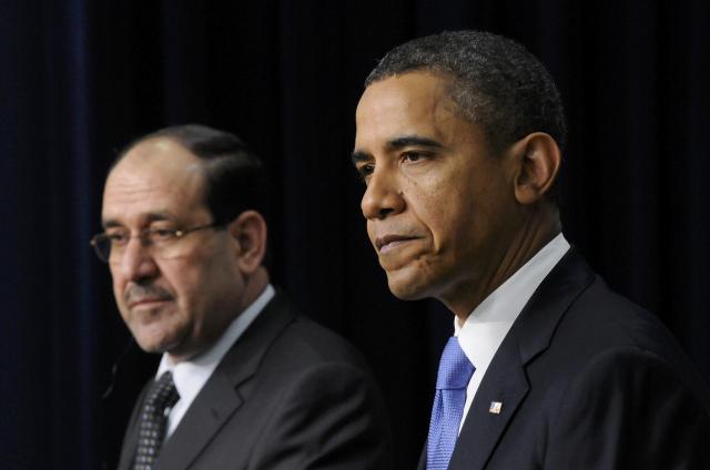Barack Obama si prim-ministrul irakian Nuri al-Maliki, Foto: Reuters