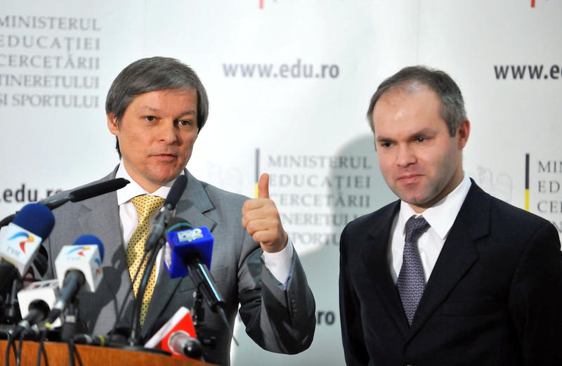 Dacian Ciolos si Daniel Funeriu, Foto: Ministerul Educatiei