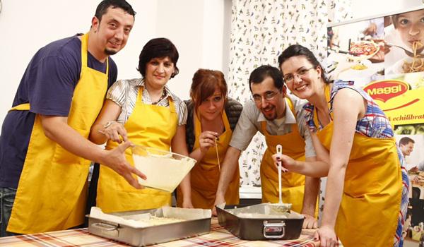 Razvan, echipa si Teo, Foto: Academia Maggi