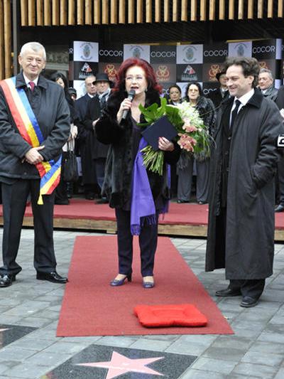 Stela Popescu pe Walk Of Fame, Foto: Ovidiu Huiban