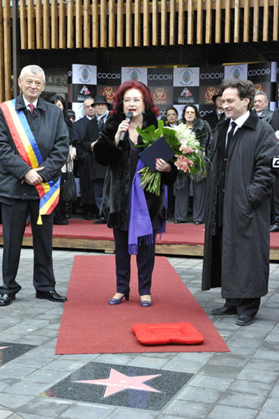 Stela Popescu pe Walk Of Fame, Foto: Ovidiu Huiban