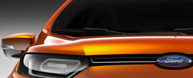 Teaser Concept Ford pentru Salonul Auto de la New Delhi, Foto: Ford