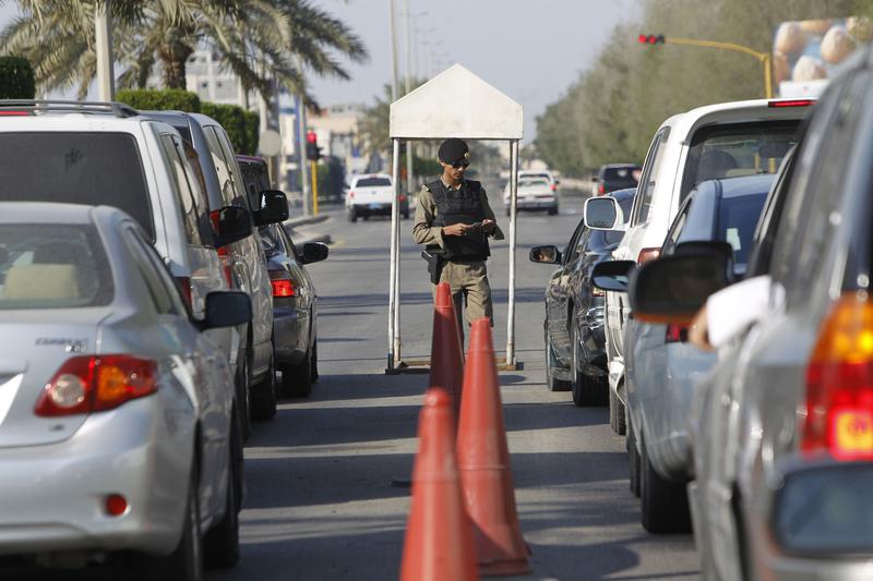 Punct de control in Arabia Saudita, Foto: Reuters
