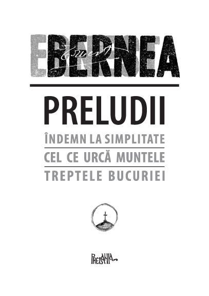 Ernest Bernea-Preludii coperta, Foto: Hotnews