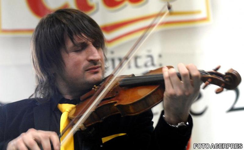 Edvin Marton, in Bucuresti pentru spectacolul Kings on Ice (2008), Foto: Agerpres