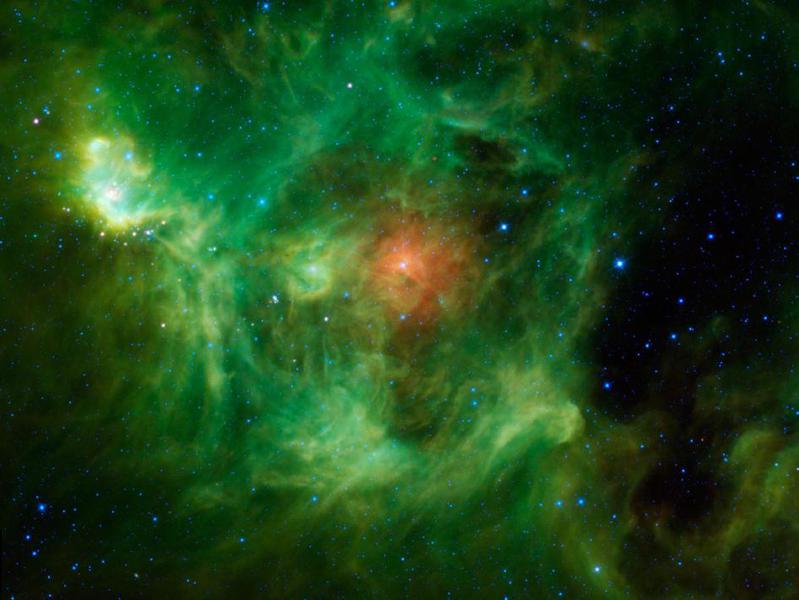 Nebuloasa in forma de ghirlanda, Foto: NASA