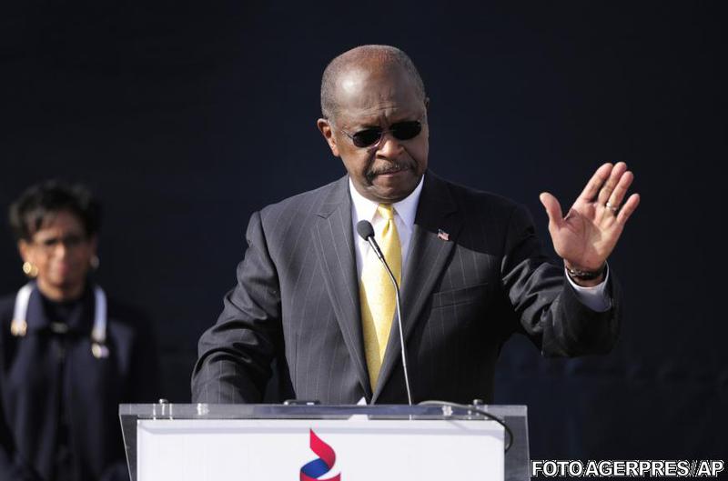 Herman Cain si sotia sa Gloria (stanga), Foto: Agerpres/AP