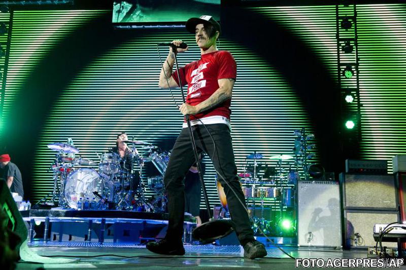 Anthony Kiedis (RHCP), concert in Londra (noiembrie 2011), Foto: Agerpres/AP