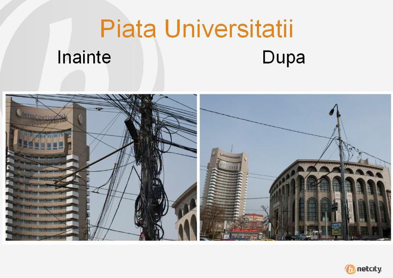Piata Universitatii, inainte si dupa NetCity, Foto: NetCity Telecom