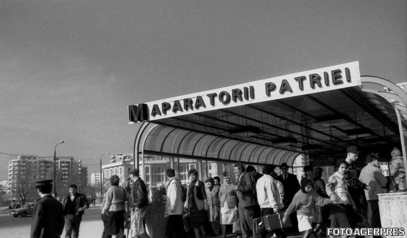 Statia de metrou Aparatorii Patriei (1989), Foto: Agerpres