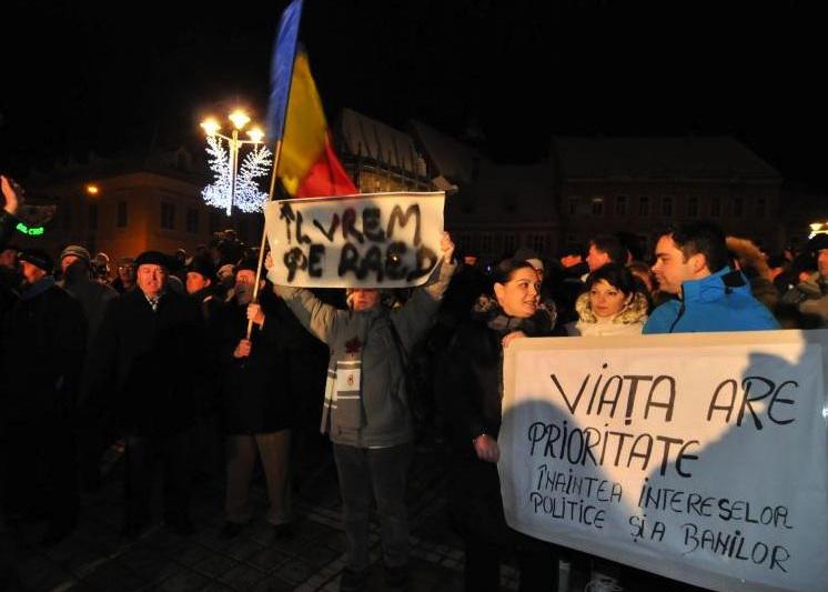 Miting de sustinere a lui Arafat in Brasov , Foto: Agerpres
