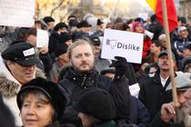 Protestari in Piata Universitatii, 15 ianuarie 2012