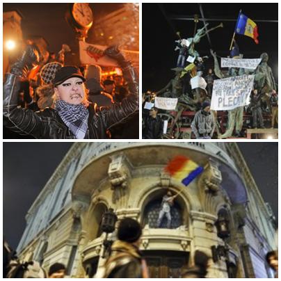 Protestele de la Bucuresti, ziua 7, Foto: Colaj foto