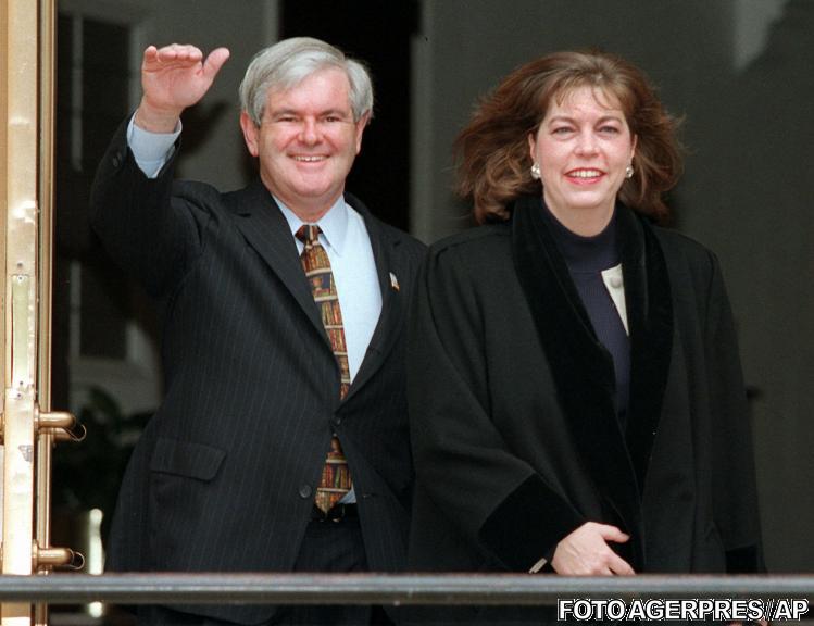 Newt si Marianne Gingrich (1997), Foto: Agerpres/AP