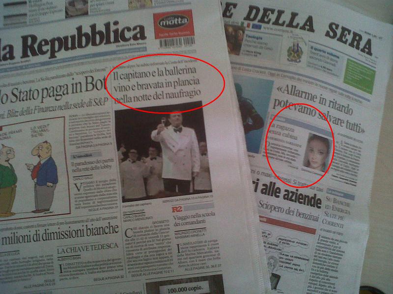 Presa italiana despre moldoveanca., Foto: Captura HotNews.ro