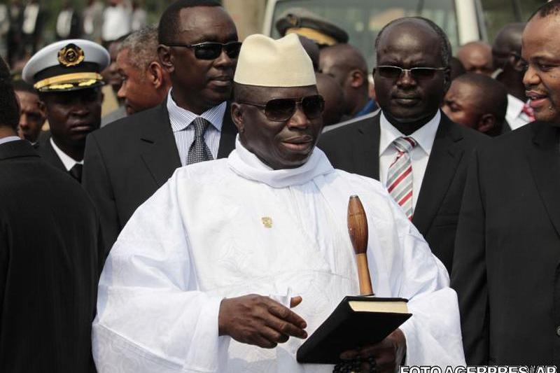 Presedintele Gambiei, Yahya Jammeh, Foto: Agerpres/AP