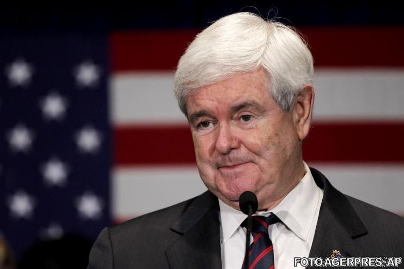 Newt Gingrich, in carti pentru Departamentul de Stat, Foto: Agerpres/AP