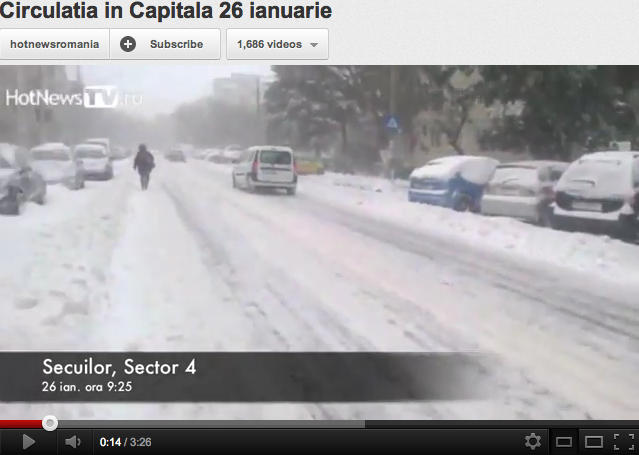 Circulatie Bucuresti - captura youtube, Foto: Hotnews