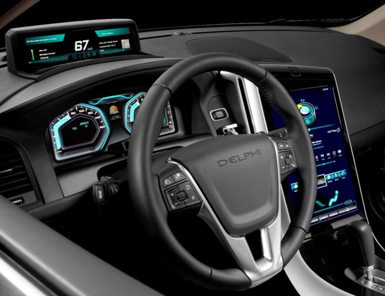 Delphi MyFi si noile instrumente de bord pe un automobil Volvo, Foto: Delphi