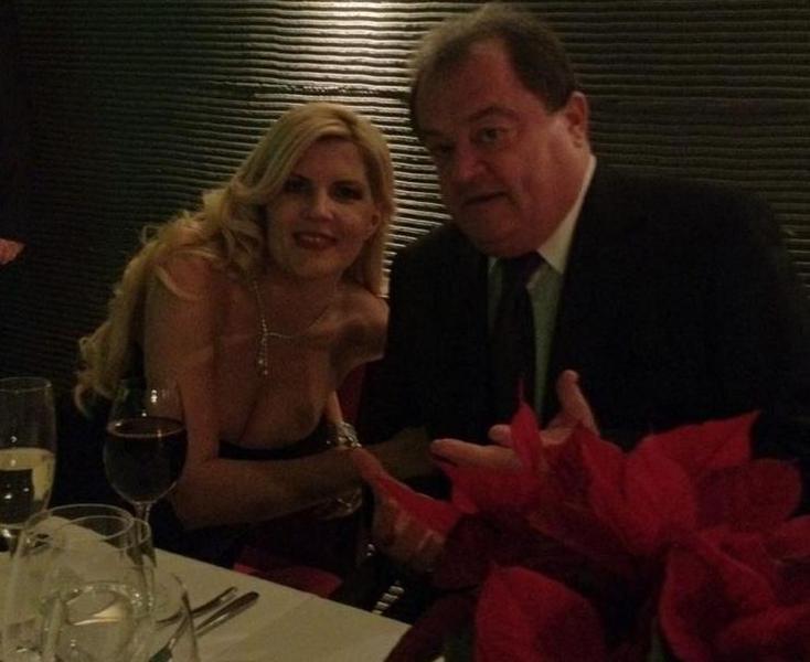 Elena Udrea si Vasile Blaga la Revelion, Foto: blog Elena Udrea