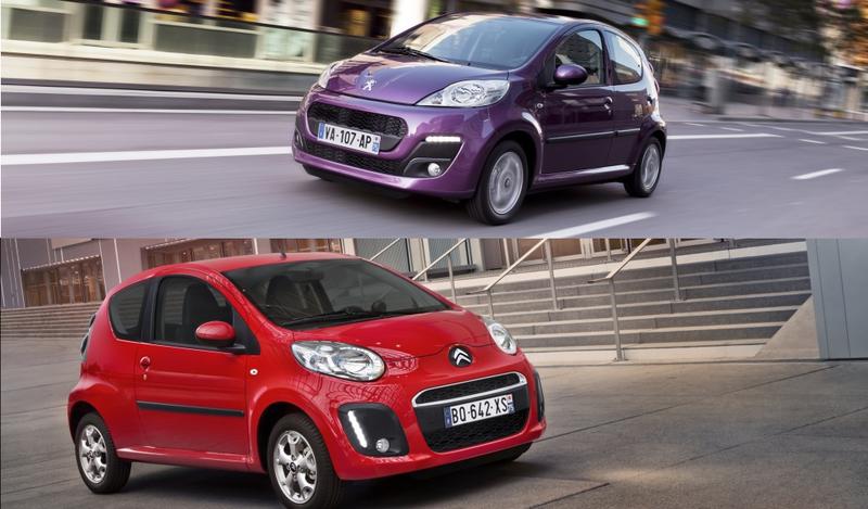 Colaj Peugeot 107 facelift 2012 si Citroen C1 facelift 2012, Foto: 0-100.ro