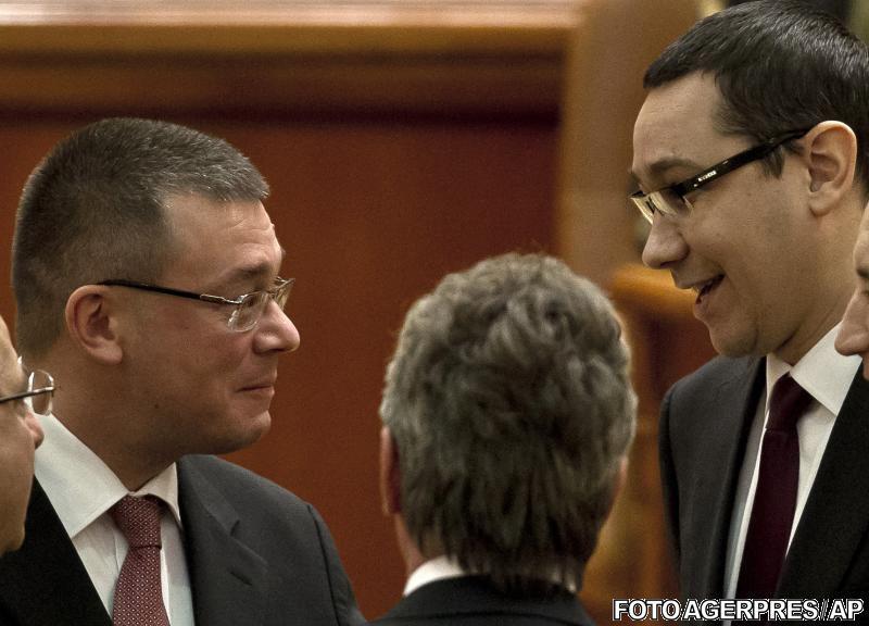 Ungureanu si Ponta, Foto: Agerpres/AP