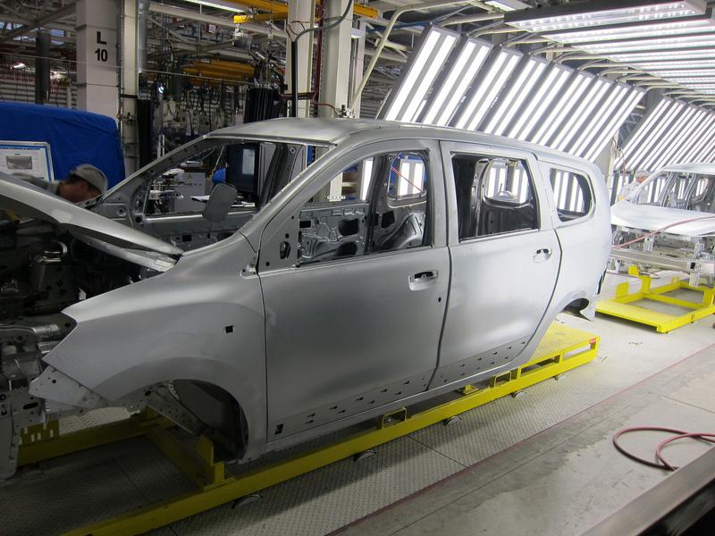 Caroserie de Lodgy in uzina din Tanger, Foto: Hotnews