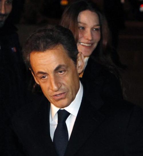 Nicolas Sarkozy si Carla Bruni, inainte de anuntul candidaturii, Foto: Agerpres/AP