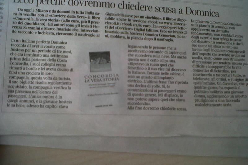 Captura din Corriere, Foto: Hotnews