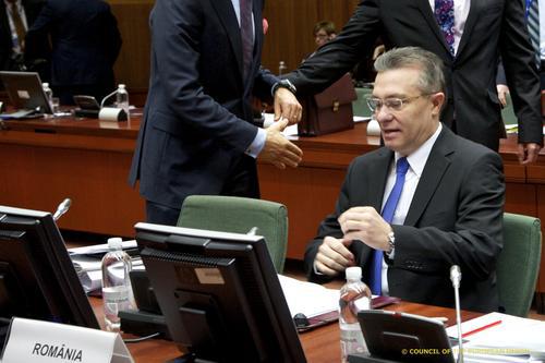 Cristian Diaconescu la discutiile din Bruxelles privind Serbia, Foto: Consiliul Uniunii Europene